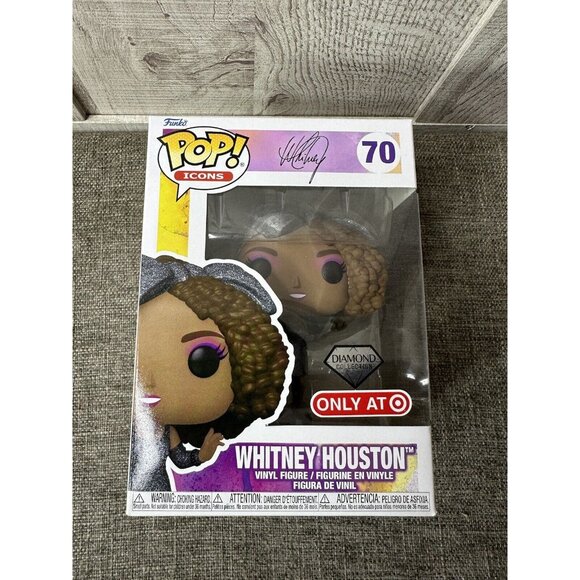 Funko Other - Funko Pop! #70 Whitney Houston Vinyl Action Figure Target Exclusive Diamond